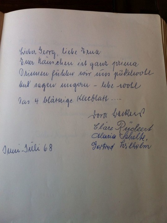 Gästebuch Heiligenstadt (3)